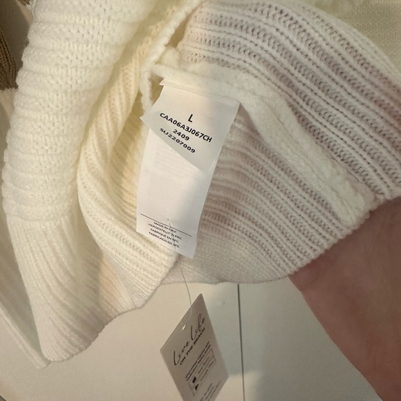 Ribbed Colorblock Mock Neck Sweater - Picture 6 of 6